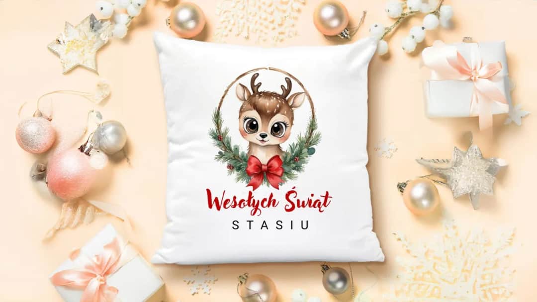 Poduszki świąteczne – kreatywny i oryginalny prezent na Mikołajki i Boże Narodzenie
